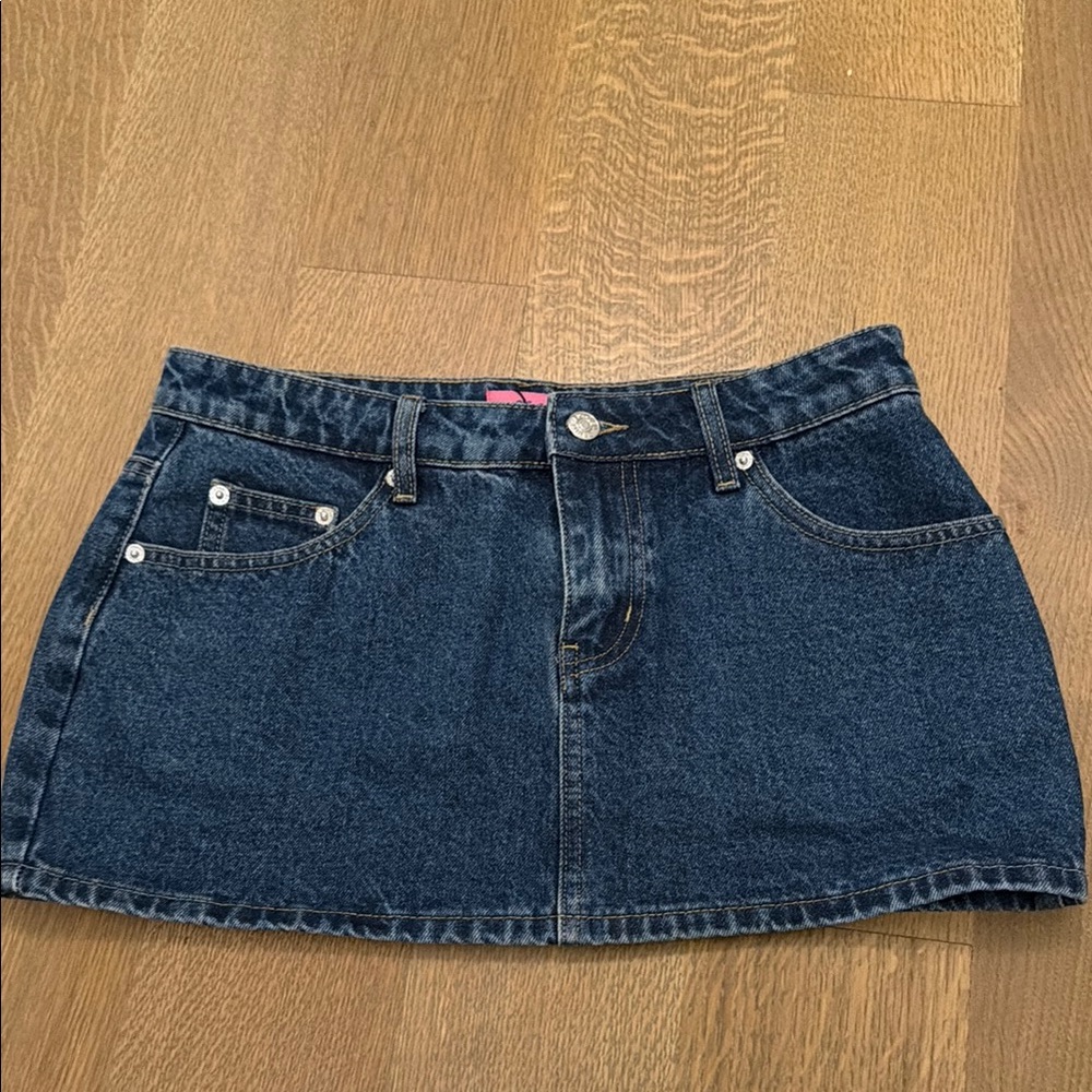 Denim Mini Skirt